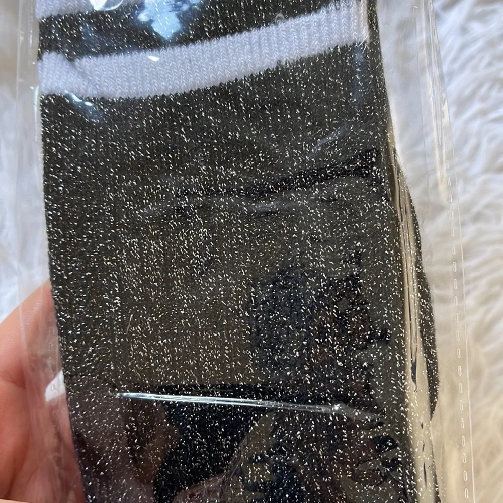 Shiny Glittery Over the Knee Socks